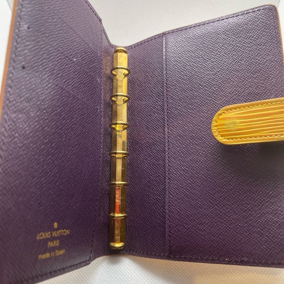 Yellow Epi leather agenda - Picture 3 of 10